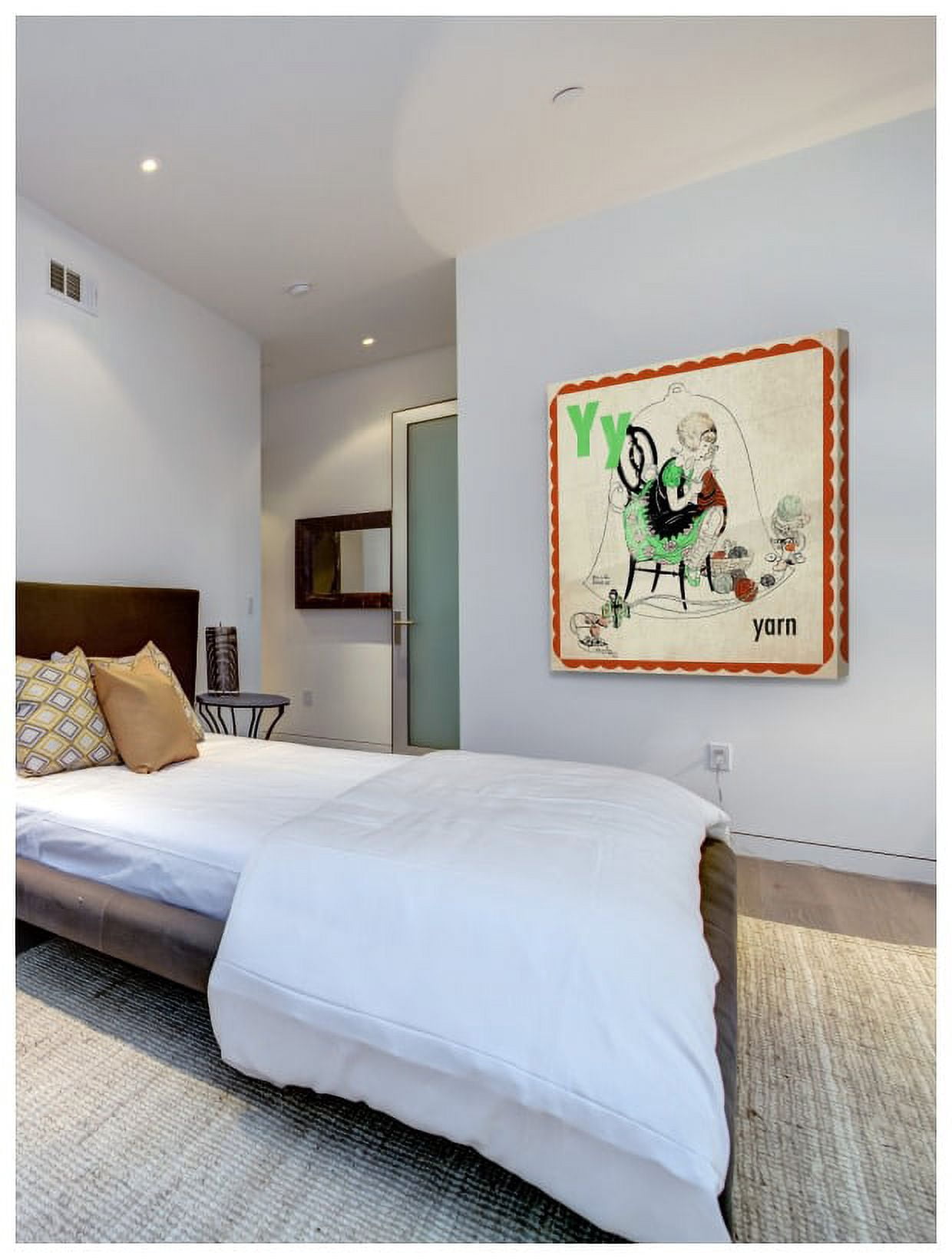 Marmont Hill "Yarn" by Curtis Painting Print on Canvas