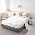 thumbnail image 5 of Erosebridal Brown Cartoon Capybaras 7-Piece Twin Bedding Sets,Funny Mouse Rodent Bedding Comforter Set For Capybara Lovers Reversible, 5 of 7
