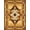 Brown Multi, Pattern 3, variant on ODIKA Lone Southwestern Distressed Border Cowboy Motif Aztec Vintage Flowing Dynamic Non-Slip Chair-Friendly for Dining Room, Large Office, Lounge