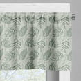 thumbnail image 5 of Ambesonne Leafage Valance & Curtain, Modern Pastel Leaves Herbs, 55"x36", Sage Green, 5 of 7