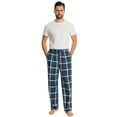 thumbnail image 5 of Onimisc Men's 100% Cotton Pajama Pants Lightweight Pjs Bottoms Sleepwear Bottom Pants with Pocket Drawstring,1 Pack, 5 of 7
