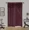 BURGUNDY, variant on Nada Black 2 Piece Complete Curtain Set 120" W X 84" L With Attached Valances ,Attached Backing Sheer ,Backing Panels and 2 Tassels Faux Silk Shiny Rod Pocket 100% privacy Leaf Floral Design