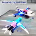 thumbnail image 5 of Rirool LED Airplane Crawling Toy - Educational Rotating Aircraft for Kids, 3-12 Years, 5 of 7