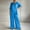 Blue, variant on Spring and Summer Women's Casual Short Sleeved Round Neck Irregular Corner Top Paired with Wide Leg Pants Two-Piece Set Suitable for Weekend Vacation Daily Wear(Wine,3XL)