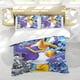 thumbnail image 5 of Pato Donald Presenta Conjunto de sábanas temático, trío de piezas, cómodo y amigable con la piel, diseño único, regalo de decoración para el hogar para familiares, amigos y fans,135cm *200cm, 5 of 6