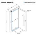 thumbnail image 4 of Puerta de Seguridad Acorazada Mod. London, Apertura izquierda, Marca Eversafe Eversafe London /Contemporaneo Madera/Exterior Alta Seguridad, 4 of 4