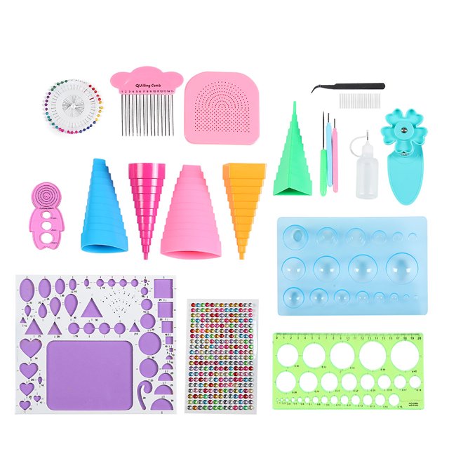 Paper Crafts Tool Kit,Handmade Paper Card Crafts Filigree Paper Craft Kits Paper Quilling Kit Unmatched Quality