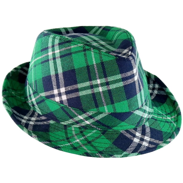 plaid fedora