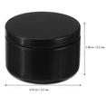thumbnail image 2 of 24 Pcs Étiquettes Décoratives pour Bougies, Boîtes de Rangement Vides, Boîtes Rondes pour Bougies, 2 of 5
