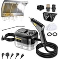 thumbnail image 1 of Professional High-Pressure 1800ml Rapid-Heating Steam Cleaner, 2500W Handheld High-Temperature Pressurized Steam Cleaner, Steam Cleaner For Car, Kitchen, Bathroom, Furniture, Windows (Black), 1 of 8