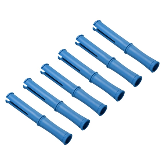 10 Inch Shrink Wrap Handle, 6Pcs Stretch Wrap Dispenser Stretch Film Dispenser Plastic Hand for 35-38mm Core Furniture Wrapping Moving Packing, Blue
