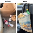 thumbnail image 6 of Yuyamidu Starfish Car Garbage Bags Beach Vehicle Trash Bags Bins for Camping, Travel Accessories Seaside Auto Storage Packages Pouch Reusable Car Gabege Can, 6 of 7