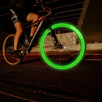 Zhourta LED Bike Light Spoke Light Six Light Colors To Choose Night Ride Outdoor Cycling Equipment S Type Bicycle Tire Spoke Light Waterproof for Night Riding