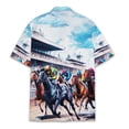 thumbnail image 4 of IWRICH Beach Plus Size Shirts for Men Casual Vacation Hippie Funny Hawaiian Shirt Button down Shirts Blue1 XXXXXL, 4 of 4