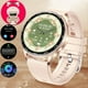 thumbnail image 4 of Cateissary Reloj inteligente con auriculares Carga magnética Comodidad indolora Reducción de ruido bidireccional Sonido del reloj inteligente Relojes inteligentes dorado, 4 of 6
