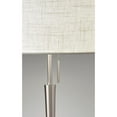 thumbnail image 2 of Adesso Hayworth Floor Lamp, Brushed Steel, 2 of 5