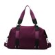 thumbnail image 1 of Bolsa de viaje ligera y práctica para mujer, ideal para gimnasio o actividades al aire libre. Rojo púrpura, 1 of 7