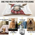 thumbnail image 4 of Cozy Mat Pet Bed Indoor Outdoor Warm Soft For Cat Dog Puppy(S/M) Christmas Hat Scarf Reindeer, 4 of 6