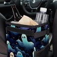 thumbnail image 6 of Ghost Mini Trash Can for Car: Foldable, with Lid, Leak-proof, Hanging Storage Bag, 6 of 6