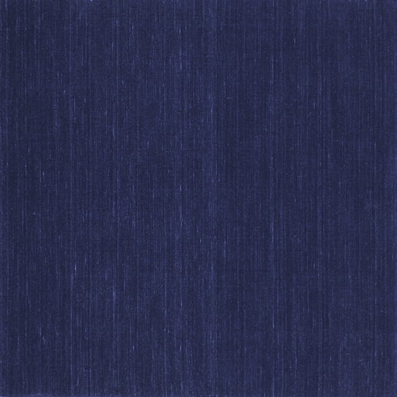 Ahgly Company Indoor Square Abstract Blue Contemporary Area Rugs, 4' Square