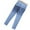 Blue, variant on 7-13 Years Girl Leggings Footless Tights Yoga Legging Solid Color Skinny Pants