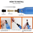 thumbnail image 4 of PENGXIANG Cordless Rotary Tool - Adjustable Speed  Mini Electric Grinder  Rechargeable Handheld Engraving Pen  with 5 Speed and LED Light  for Sanding Polishing Drilling Carving, 4 of 10