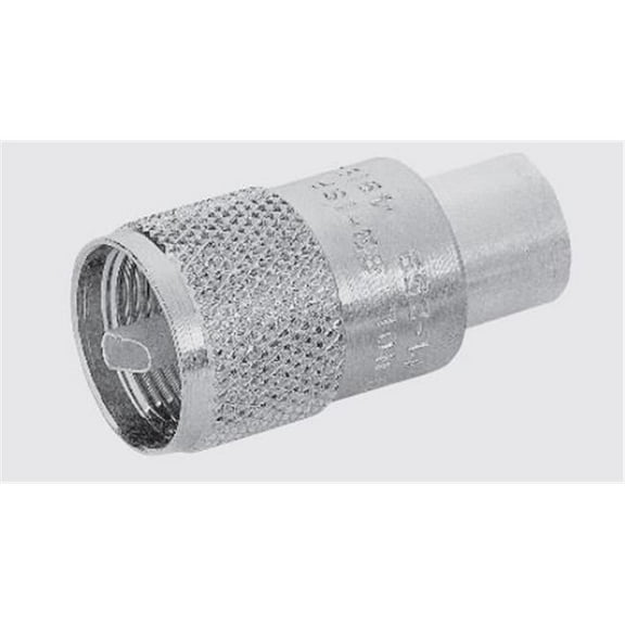 Larsen PL2598 Amphenol Larsen Connector Pl259 for RG8, Silver