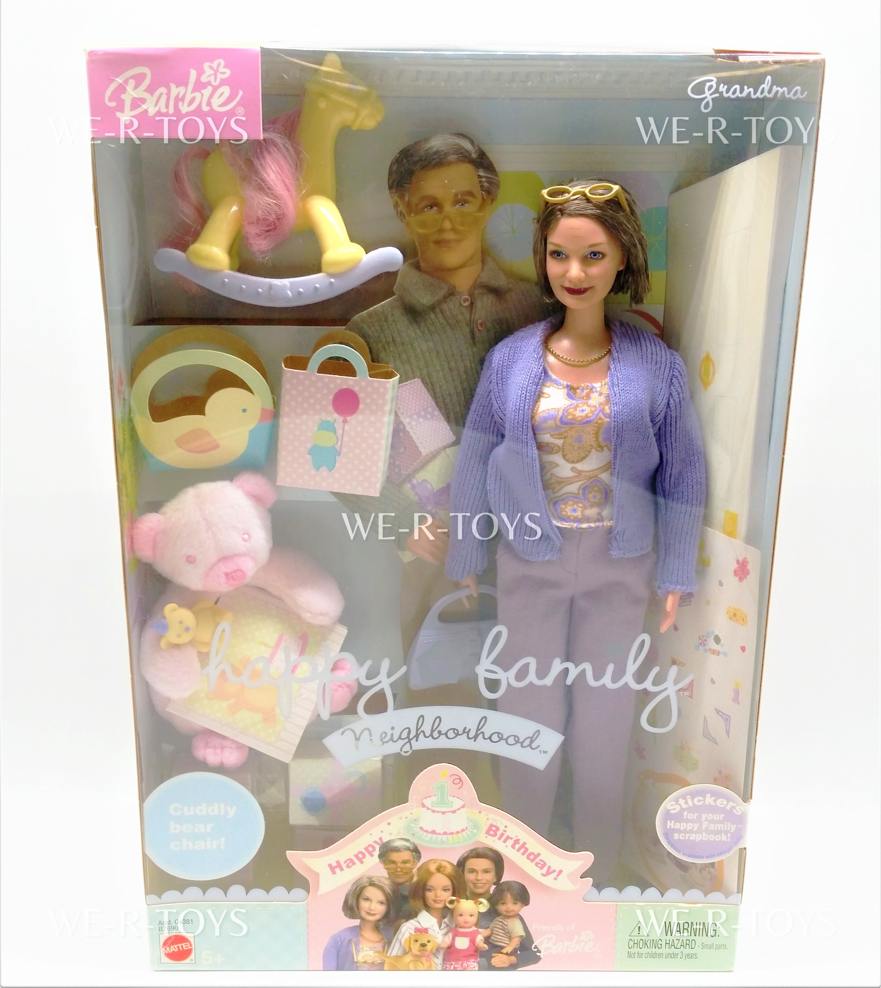 Barbie Happy Family Neighborhood Grandma Doll Mattel B7690