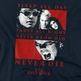 thumbnail image 2 of The Lost Boys Never Die Women's T Shirt, Navy, Small, 2 of 6
