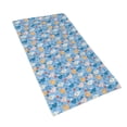 thumbnail image 2 of Wukai Cute Chickens and Flowers Lightweight, Quick-Drying Microfiber Towels - Soft and Absorbent for Fitness, Sports, Yoga, Travel, Gym - 2 Pack, Dark Grey, 2 of 8