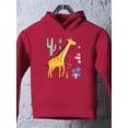 thumbnail image 3 of Giraffe Doodle Safari Hoodie Toddler -Image by Shutterstock,  4 Toddler, 3 of 4