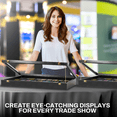 thumbnail image 2 of Trade Show Display Case - w/ Wooden Dowels (Black), 2 of 12
