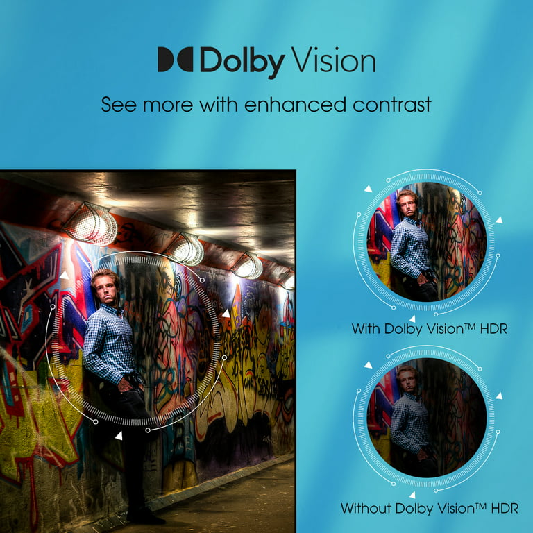 Hisense 55 Class 4K UHD LED Roku Smart HDR Dolby Vision R6 Series 55R6G  (Used) 