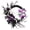 C, variant on Halloween Wreaths for Front Door, Flower Moon Cat Halloween Crow Wreath ,Wreaths for Front Door, Creative Crow Wreath for Holiday Halloween Party Decor, Hanging at Halloween Party Decor