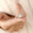 thumbnail image 3 of Fiudx Anillo de Compromiso con Diamantes Brillantes y Circonitas para Mujer, Ideal para Bodas y para Tu Pareja., 3 of 6