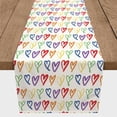 thumbnail image 3 of Creative Products Love Is Love 16 x 72 Poly Twill Table Runner, 3 of 3