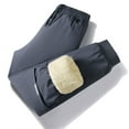 thumbnail image 5 of Men's Winter Fleece-Lined Waterproof Athletic Pants - Straight/Tapered Leg Joggers, Warm Thermal Sherpa-Lined Bottoms with Zipper Pockets for Running/Hiking/Casual, 5 of 5