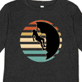 thumbnail image 4 of Inktastic Rock Climbing Mountain Climber Silhouette Boys or Girls Long Sleeve Toddler T-Shirt, 4 of 5