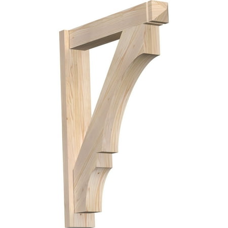 

Ekena Millwork 5 1/2 W x 28 D x 36 H Balboa Smooth Arts and Crafts Outlooker Douglas Fir