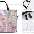 thumbnail image 3 of RUIYC Flowers Watercolor Laptop Soft Carrying Travel Case Diving Fabric Case 10inch, 3 of 5