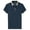 Navy, variant on Krdevn Men's Short Sleeved Polo Shirt with Turned Down Collar for Summer Wear,L