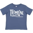 thumbnail image 3 of Inktastic Trombone  Rough  White Text Boys or Girls Toddler T-Shirt, 3 of 5