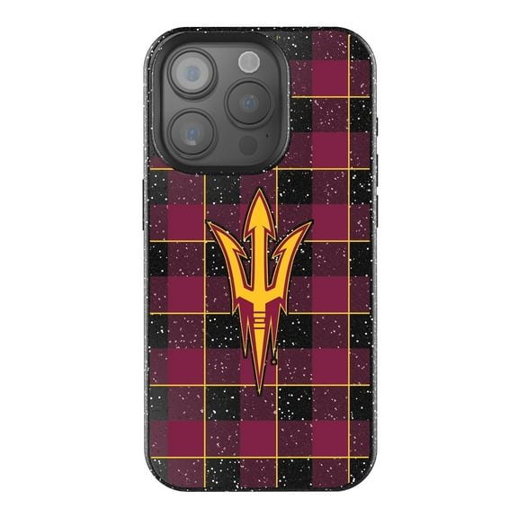 Keyscaper Arizona State Sun Devils Plaid Bling iPhone Case
