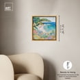 thumbnail image 5 of Vibrant Beach Colorful Coastal Canvas Wall Art by Art Remedy, Gold Floater Frame, 16"x16", 5 of 7