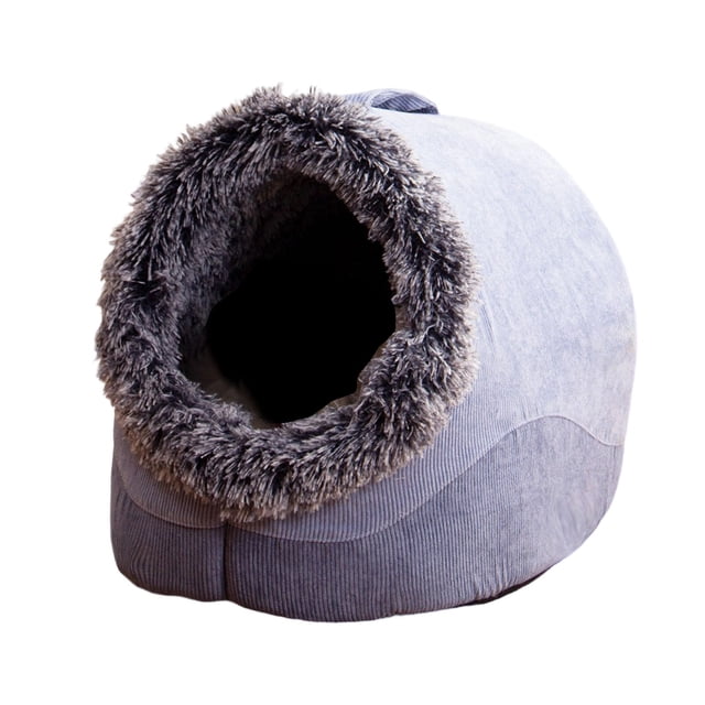 Warm Bed Hooded Cat Bed A Calm Suitable For Cats Washable Detachable Padding Suitable For Under 20 Pounds To Spend The Winter