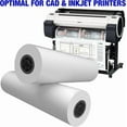 thumbnail image 3 of SJPACK 24"x150' CAD Paper Rolls 20 lb Bond Plotter Paper 2" Core for CAD Printing on Wide Format Inkjet Printers, 3 of 6