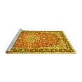 thumbnail image 2 of Ahgly Company Machine Washable Indoor Rectangle Oriental Yellow Traditional Area Rugs, 2' x 3', 2 of 4