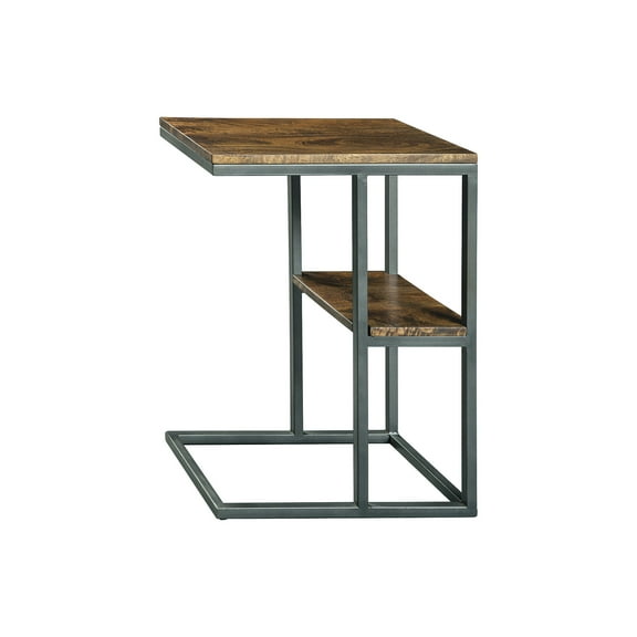 Signature Design by Ashley Casual Forestmin Accent Table  Natural/Black