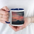thumbnail image 3 of CafePress - Antarctica Sunset 3 Mug - 11 oz Ceramic Mug - Novelty Coffee Tea Cup, 3 of 3