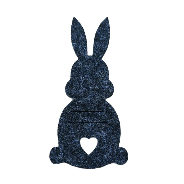 Binwennn Easter Bunny Purse & Plate Set Cute Rabbit Pouch And Decorative Dish For Easter Celebrations Christmas Ornament Packs And Christmas Bulbs Beautiful Christmas Ornament Glass Christmas Ornament